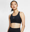 Nike W NK DF SWSH 1PP BRA BV3636 - Medium Support Sportbeha - Zwart - M