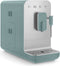 Smeg BCC12 - Volautomatische Koffiemachine - 19 bar druk met stoompijpje - Groen