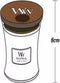 WoodWick Geurkaars Mini Lemongrass & Lily - 8 cm / ø 7 cm