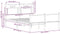 vidaXL - Bedframe - zonder - matras - hout - gerookt - eikenkleurig - 120x200 - cm