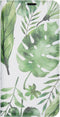 Hoesje Met Pasjeshouder Geschikt voor Samsung Galaxy A21s - Design Softcase Bookcase (Chester) met standaard - Meerkleurig / Monstera Leafs
