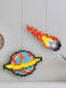 Plus-Plus Puzzle by Number ruimte 500 delige bouwset - 3912 - Bouwspeelgoed - Constructiespeelgoed - Set met bouwstenen - Vanaf 5 jaar