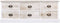 vidaXL - Tv-meubel - 108x30x40 - cm - massief - paulowniahout - wit - en - lichtbruin