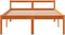 vidaXL - Seniorenbed - massief - grenenhout - wasbruin - 140x190 - cm