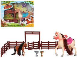 Paarden Little Family 28 x 22 cm