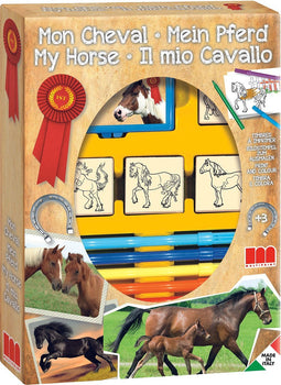 Paarden Stempelset met Stiften