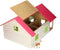 Paardenstal Roze met 2 Boxen en Berging, 1:24