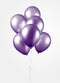 Paarse ballonnen metallic | 10 stuks