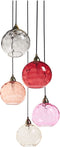PABELLON - Hanglamp - Rood - Metaal/Glas