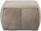 PTMD Poef Marieke - 60x40x60 cm - Suede - Taupe