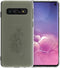 imoshion Hoesje Geschikt voor Samsung Galaxy S10 Hoesje Siliconen - imoshion Design hoesje - Meerkleurig / Floral Green