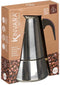 Kinvara Percolator Italiaans koffiezetapparaat - staal - zilver - 6kopjes - Koffiezetter