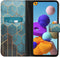 iMoshion Hoesje Geschikt voor Samsung Galaxy A21s Hoesje Met Pasjeshouder - iMoshion Design Softcase Bookcase - Goud / Meerkleurig / Groen / Green Honeycomb