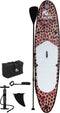 Pacific Special Edition Sup Board - Panterprint wit - Extra Stevig - 305 cm - 7 Delig - Tot 100 kg - Opblaasbaar