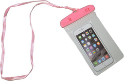Pacific Waterproof Telefoonhoes - voor alle typen mobiele telefoons - Roze