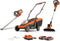 Pack 20V 34 cm Maaier + Kantensnijder + Heggenschaar DUAL POWER POWDPGBOX24A - 2 20V 3Ah batterijen en oplader inbegrepen