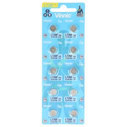 Pack of 10 AG2 button cells Mini Vinnic G2, AG2, L726, LR59 alkaline battery