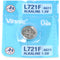 Pack of 10 Vinnic button cells AG1, LR621, LR60, 164, SR621 battery