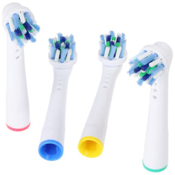 Pack of 4 360 Cleaning Brush replacement toothbrush heads for electric toothbrushes from Oral-B, sui