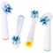 Pack of 4 360 Cleaning Brush replacement toothbrush heads for electric toothbrushes from Oral-B, sui