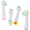 Pack of 4 3D whitening replacement toothbrush heads for electric toothbrushes from Oral-B, suitable