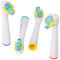 Pack of 4 Deep Cleaning Brush replacement toothbrush heads for electric toothbrushes from Oral-B, su