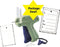 Packagedeal textieltang, riddersporen, onbedrukte etiketten en naalden