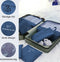 Packing Cubes Set 7-Delig - Reiszakken Voor Reis Koffer, Backpack en Tas - Donkerblauw