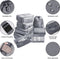 Packing Cubes Set 8-Delig - Organizer Voor Koffer En Backpack - Grijs