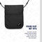 Pacsafe Bortszak - 17 x 13.5 x 0.6 cm - RFID-blokkerend - Schoudertas - Borstbuidel - Zwart