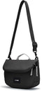 Pacsafe GO Saddle Crossbody - 3.5 L - RFID-blokkerend - Anti-diefstal Tas - Waterafstotend - Beveiligde Tas - Festival Tas - Reistas - Schoudertas - TurnNLock beveiligingshaak - Veelzijdige Opbergtas - Gerecycled Polyester - Zwart
