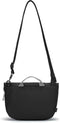Pacsafe GO Saddle Crossbody - 3.5 L - RFID-blokkerend - Anti-diefstal Tas - Waterafstotend - Beveiligde Tas - Festival Tas - Reistas - Schoudertas - TurnNLock beveiligingshaak - Veelzijdige Opbergtas - Gerecycled Polyester - Zwart