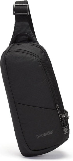 pacsafe Gordeltas Schoudertas Vibe 150 Crossbody Pack Jet Black Zwart