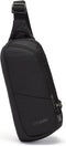 pacsafe Gordeltas Schoudertas Vibe 150 Crossbody Pack Jet Black Zwart
