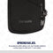 pacsafe Gordeltas Schoudertas Vibe 150 Crossbody Pack Jet Black Zwart