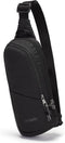 pacsafe Gordeltas Schoudertas Vibe 150 Crossbody Pack Jet Black Zwart
