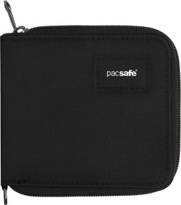 pacsafe Portemonnee RFIDsafe Zip Around Wallet Black Zwart