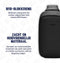 pacsafe Schoudertas Slingtas Vibe 325 Sling Pack Jet Black Zwart