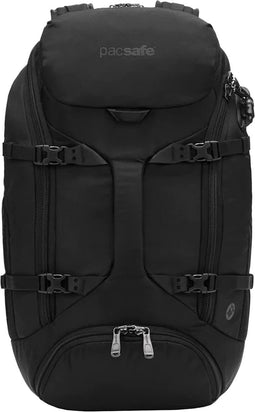 Pacsafe Venturesafe EXP35 Rugzak - 35 L - Backpack - RFID-blokkerend - Rugzak Waterafstotend - Anti-diefstal Tas - Reistas - Beveiligde Rugtas - Zwart