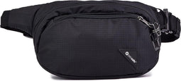 Pacsafe Vibe 100 Heuptas - 4 L - Anti-diefstal Tas - RFID-blokkerend - Geschikt voor 8 inch tablet - Buideltas Waterdicht - Beveiligde Tas - Festival Tas - Reistas - Zwart