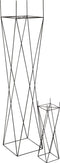 J-Line staander Kruis - metaal - zwart - large - 145 cm hoog