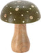 Paddenstoel 7x10 cm 6ass kerstversiering