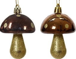 Paddenstoel kunststof d5h7 cm a2 2st kerst