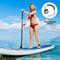 Paddleboard set opblaasbaar paddlebone surfplank blauw 305 x 76 x 15 cm