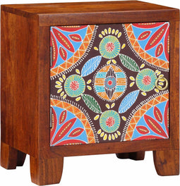 vidaXL - Nachtkastje - 40x30x45 - cm - massief - acaciahout