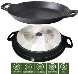 Paella pan Ø 32 cm Marmer Coating