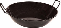 Paellapan Diep, 24cm zwart