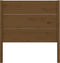 vidaXL - Hoofdbord - 81x4x100 - cm - massief - grenenhout - honingbruin