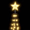 vidaXL - Kegelkerstboom - 70 - warmwitte - LED's - 50x120 - cm