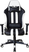 Bureaustoel Thomas - gamestoel racing gaming stijl - zwart wit